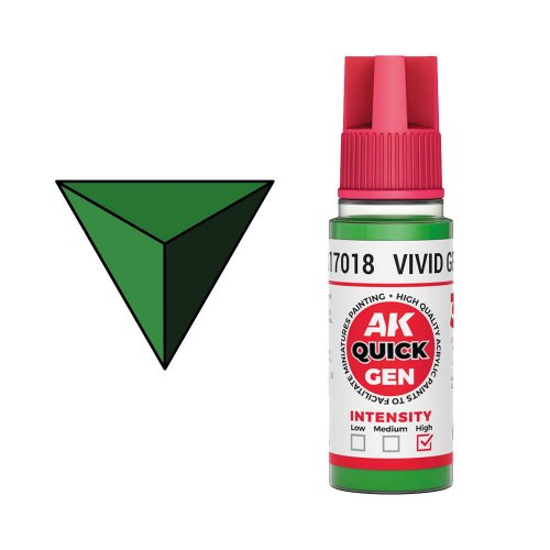 Go to product AK Interactive 17018 - Quick Gen paint Vivid Green 18 ml