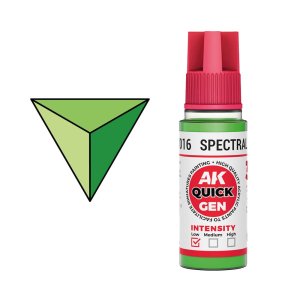 AK Interactive 17016 - Quick Gen paint Spectral Green 18 ml