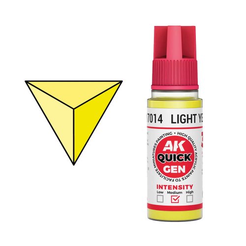 Go to product AK Interactive 17014 - Quick Gen paint Light Yellow 18 ml