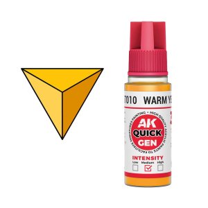AK Interactive 17010 - Quick Gen paint Warm Yellow 18 ml
