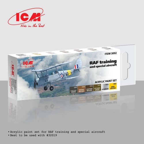 Go to product ICM 3092 - Zestaw farb RAF Training and Special Aircraft