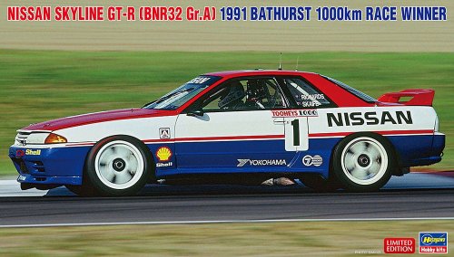 Go to product Hasegawa 20764 - 1:24 Nissan Skyline GT-R BNR32 Gr.A 1991 Bathurst 1000km Race Winner