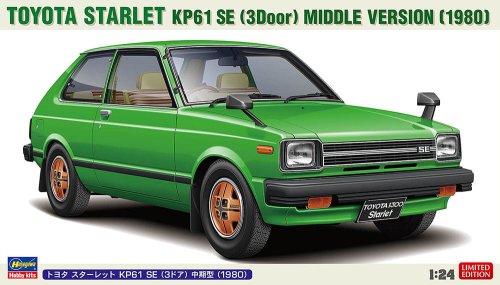 Go to product Hasegawa 20761 - 1:24 Toyota Starlet KP61 SE 3Door Middle Version 1980