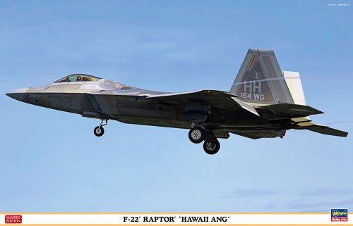 Go to product Hasegawa 07555 - 1:48 F-22 Raptor Hawaii ANG