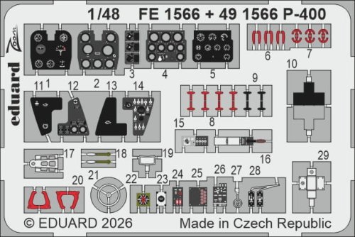 Go to product Eduard FE1566 - 1:48 P-400