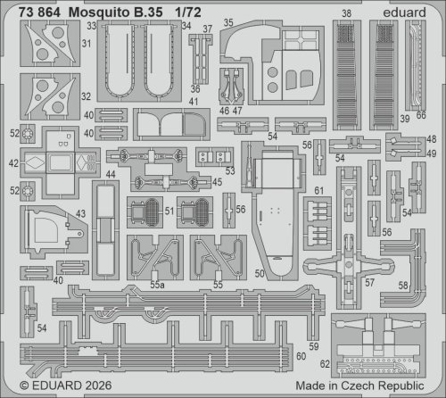 Go to product Eduard 73864 - 1:72 Mosquito B.35