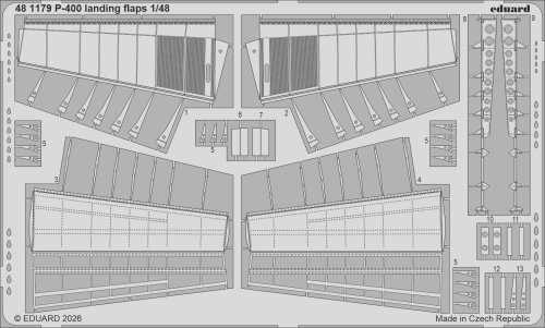 Go to product Eduard 481179 - 1:48 P-400 landing flaps