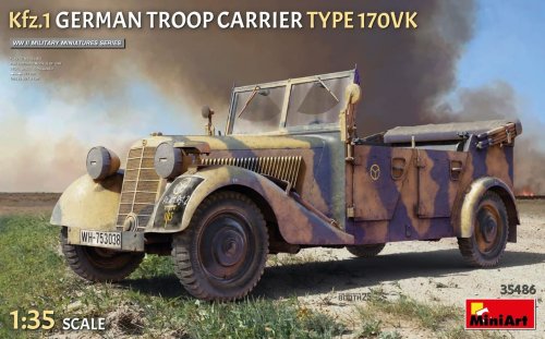 Go to product Miniart 35486 - 1:35 Kfz.1 German Troop Carrier Type 170VK