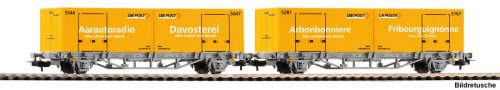 Go to product Piko 27748 H0 - Set of 2 WP Post Container Cars, CH-AAE, Era VI
