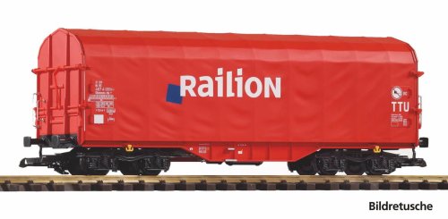 Go to product Piko 37020 G - Tarpaulin-covered freight car, DB Railion, Era V