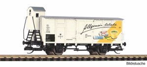 Piko 47853 TT - G02 covered freight wagon with brakeman’s cabin Hexenkuss, DR, Era III