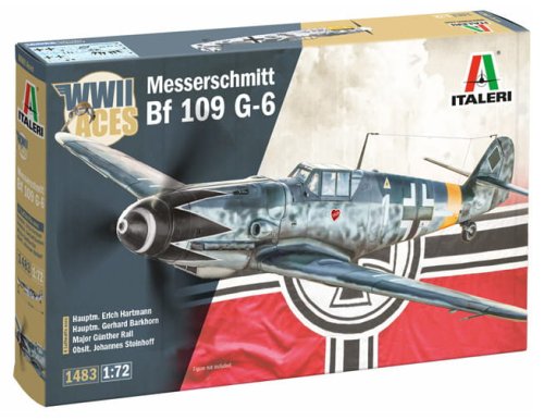 Go to product Italeri 1483 - 1:72 Messerschmitt Bf 109G-6 WWII Aces