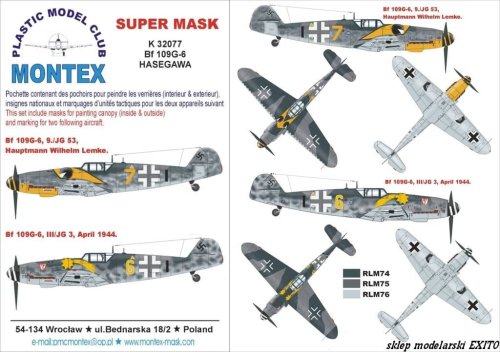 Go to product MONTEX K32077 - 1:32 Bf-109 G-6