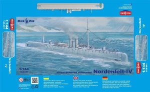 Mikromir 144041- 1:144 Steam-Powered Submarine Nordenfelt IV