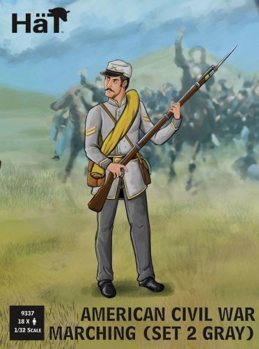 Go to product Hat 9337 - 1:32 American Civil War Marching Set 2 Gray