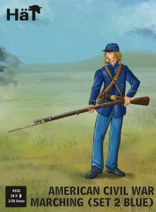 Hat 9335 - 1:32 American Civil War Marching Set 2 Blue