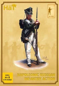 Hat 8351 - 1:72 Napoleonic Russian Infantry Action