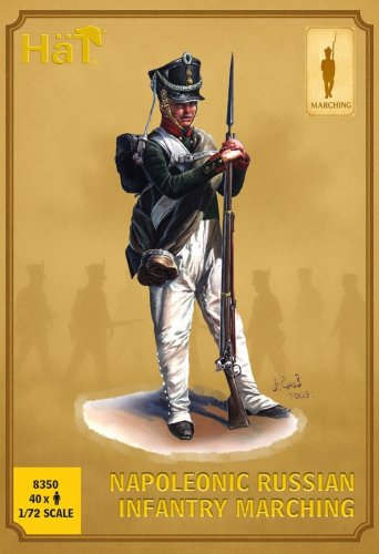 Go to product Hat 8350 - 1:72 Napoleonic Russian Infantry Marching