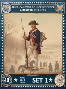 Hat 2003 - 28 mm - American War of Independence American Infantry Set 1