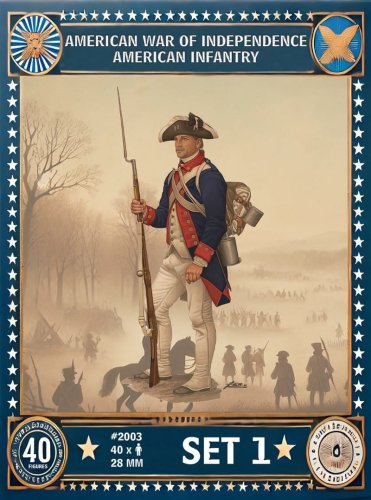 Go to product Hat 2003 - 28 mm - American War of Independence American Infantry Set 1