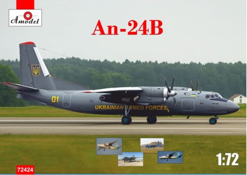 Go to product Amodel 72424 - 1:72 An-24B