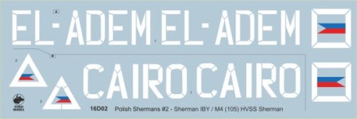 Go to product Toro 16D02 - 1:16 Polish Shermans vol.2 Sherman IBY / M4(105)HVSS Carpathian Lancers Regiment 2nd Polish Corps, Italy