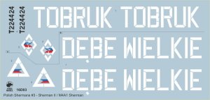 Toro 16D03 - 1:16 Polish Shermans vol.3 Sherman II / M4A1 Carpathian Lancers Regiment 2nd Polish Corps, Italy