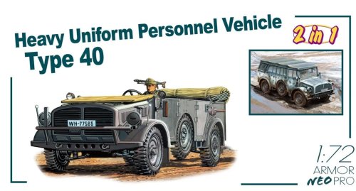 Go to product Dragon 7379 - 1:72 Heavy Uniform Personnel Vehicle Type 40