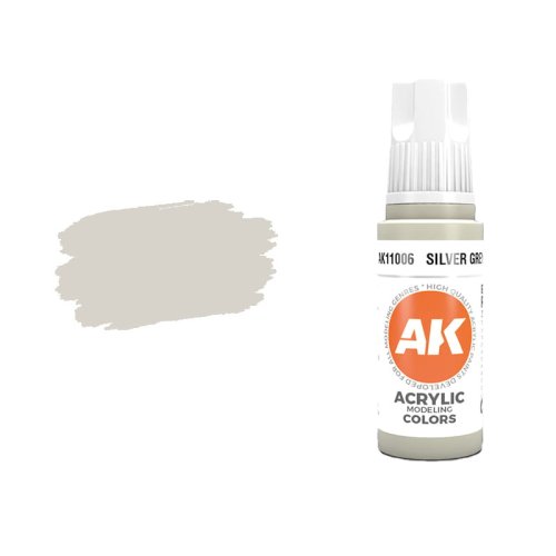 Go to product AK INTERACTIVE 11006 - Acrylic paint Silver Grey 17ml