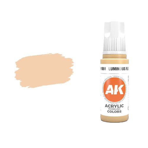 Go to product AK INTERACTIVE 11051 - Acrylic paint Luminous Flesh 17ml