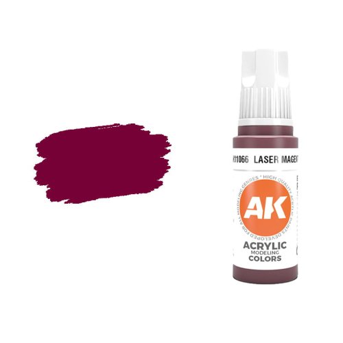 Go to product AK INTERACTIVE 11066 - Acrylic paint Laser Magenta17ml