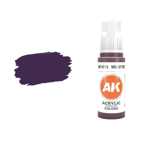 Go to product AK INTERACTIVE 11075 - Acrylic paint Violet Red 17ml