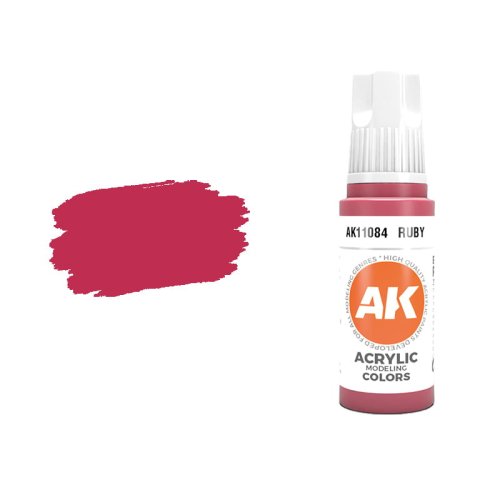 Go to product AK INTERACTIVE 11084 - Acrylic paint Ruby 17ml