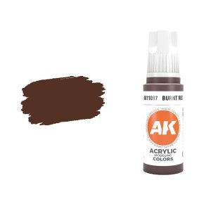 AK INTERACTIVE 11097 - Acrylic paint Burnt Red 17ml