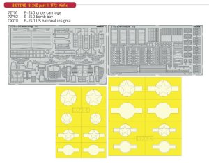 Eduard BIG72190 - 1:72 B-24D part II 1/72