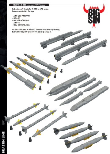 Go to product Eduard SIN67234 - 1:72 F-35B armament