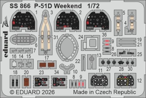 Go to product Eduard SS866 - 1:72 P-51D Weekend