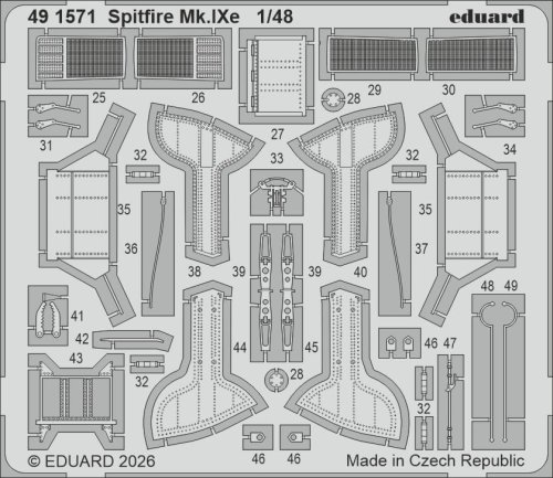 Go to product Eduard 491571 - 1:48 Spitfire Mk.IXe
