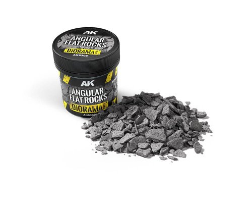 Go to product AK Interactive 8303 - Angular Flat Rocks 100 ml