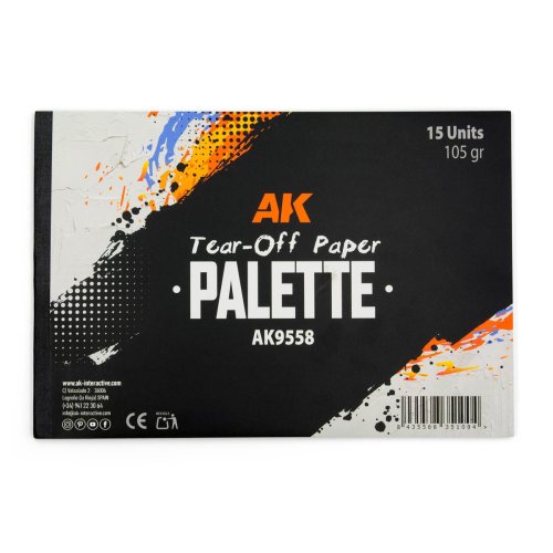 Go to product AK Interactive 9558 - Tear-Off Paper Palette
