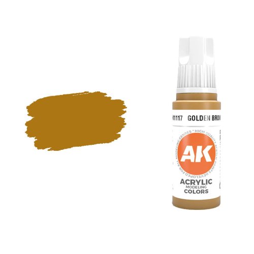 Go to product AK INTERACTIVE 11117 - Acrylic paint Golden Brown 17ml
