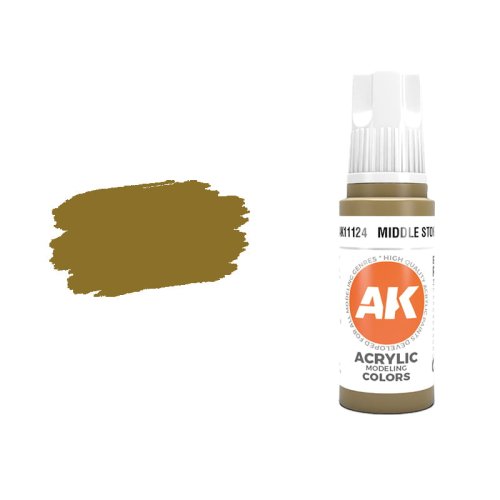 Go to product AK INTERACTIVE 11124 - Acrylic paint Middle Stone 17ml