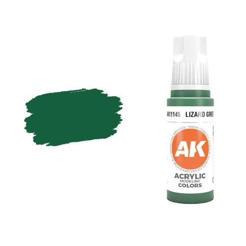 Go to product AK INTERACTIVE 11145 - Acrylic paint Lizard Green 17ml