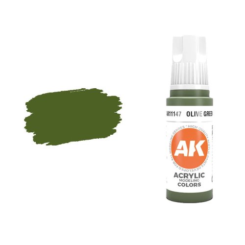 Go to product AK INTERACTIVE 11147 - Acrylic paint Olive Green 17ml