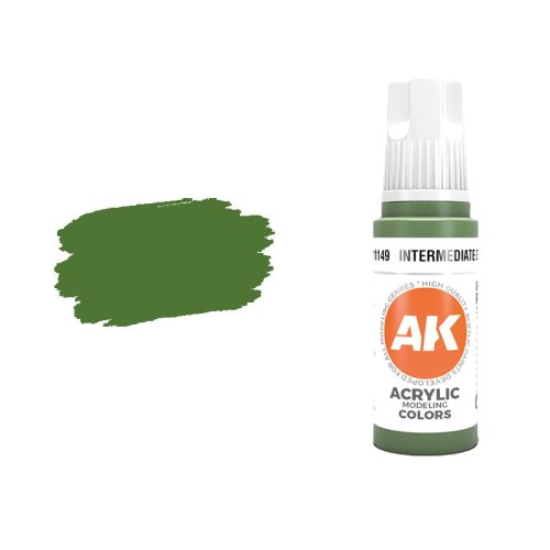 Go to product AK INTERACTIVE 11149 - Acrylic paint Intermediate Green 17ml