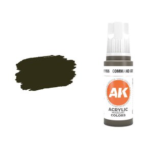 AK INTERACTIVE 11155 - Acrylic paint Command Green 17ml