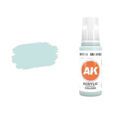 Go to product AK INTERACTIVE 11174 - Acrylic paint Snow Blue 17ml