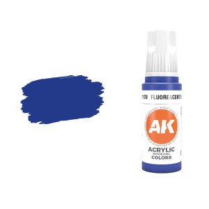 AK INTERACTIVE 11178 - Acrylic paint Fluorescent Blue 17ml
