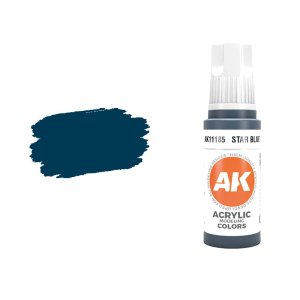 AK INTERACTIVE 11185 - Acrylic paint Star Blue 17ml