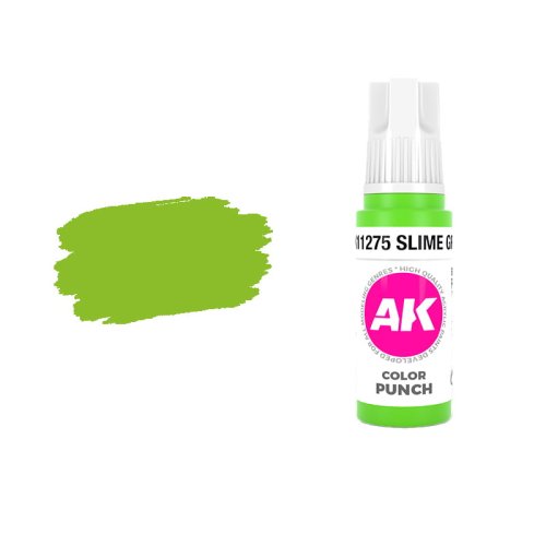 Go to product AK Interactive 11275 - Slime Green Color Punch 17 ml